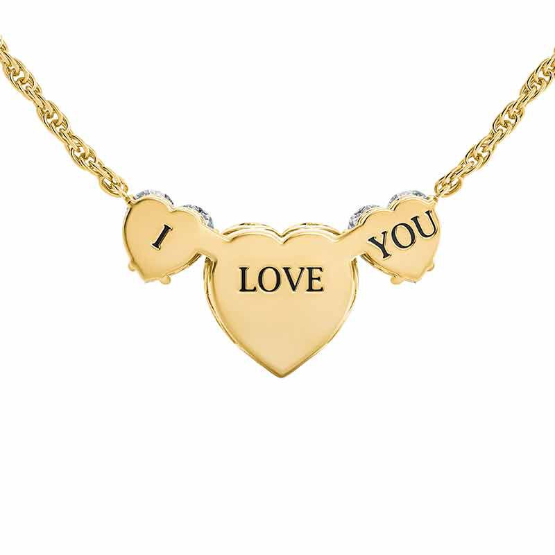 Collana I Love You con orecchini abbinati GRATUITI
