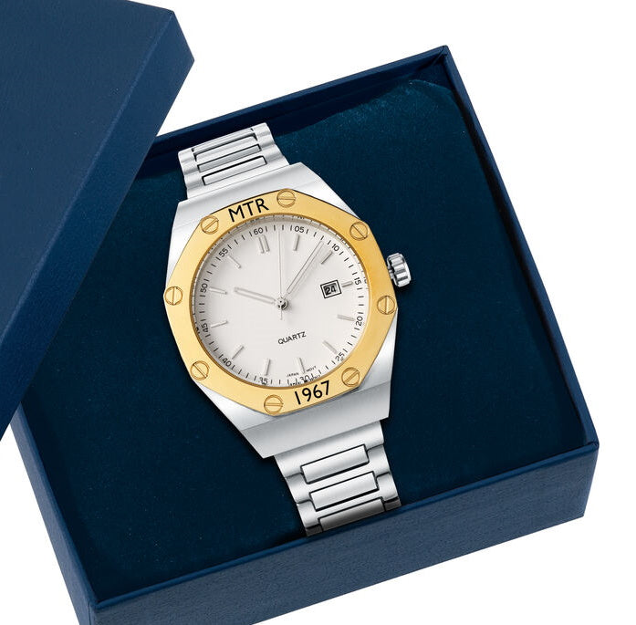 Orologio da uomo con anno di nascita personalizzato