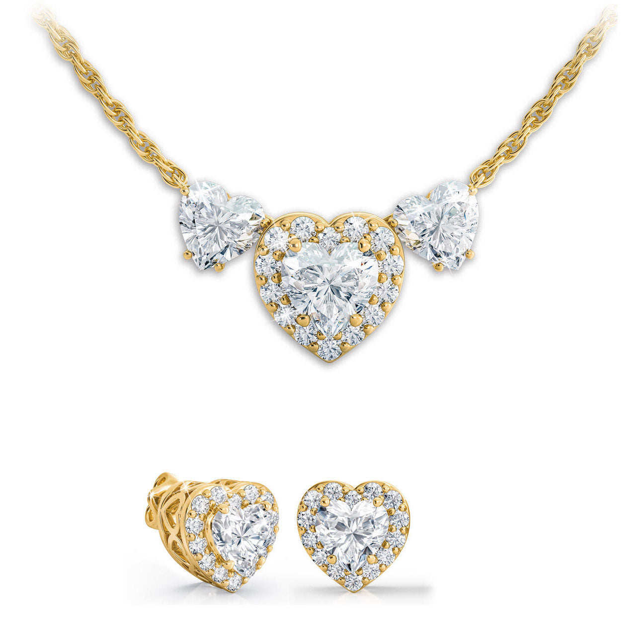 Collana I Love You con orecchini abbinati GRATUITI