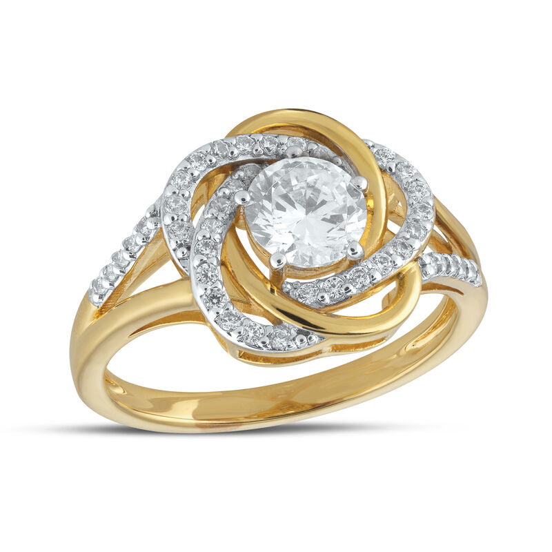 Anello con nodo d'amore