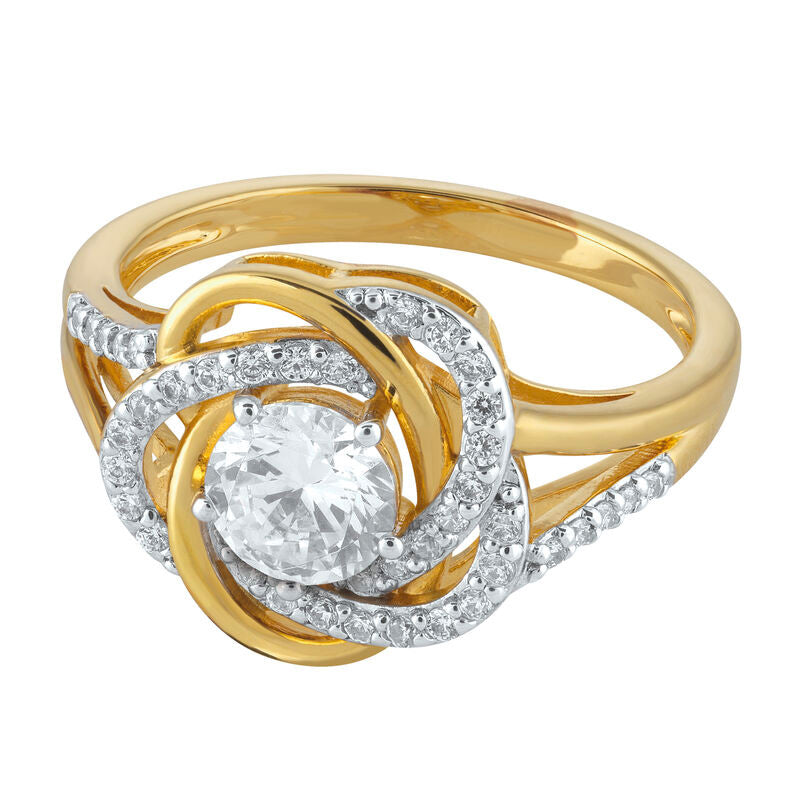 Anello con nodo d'amore