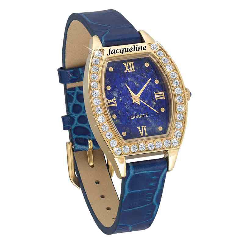 Orologio personalizzato in Lapis blu
