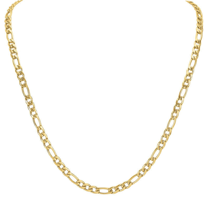 Collana a catena Figaro da uomo